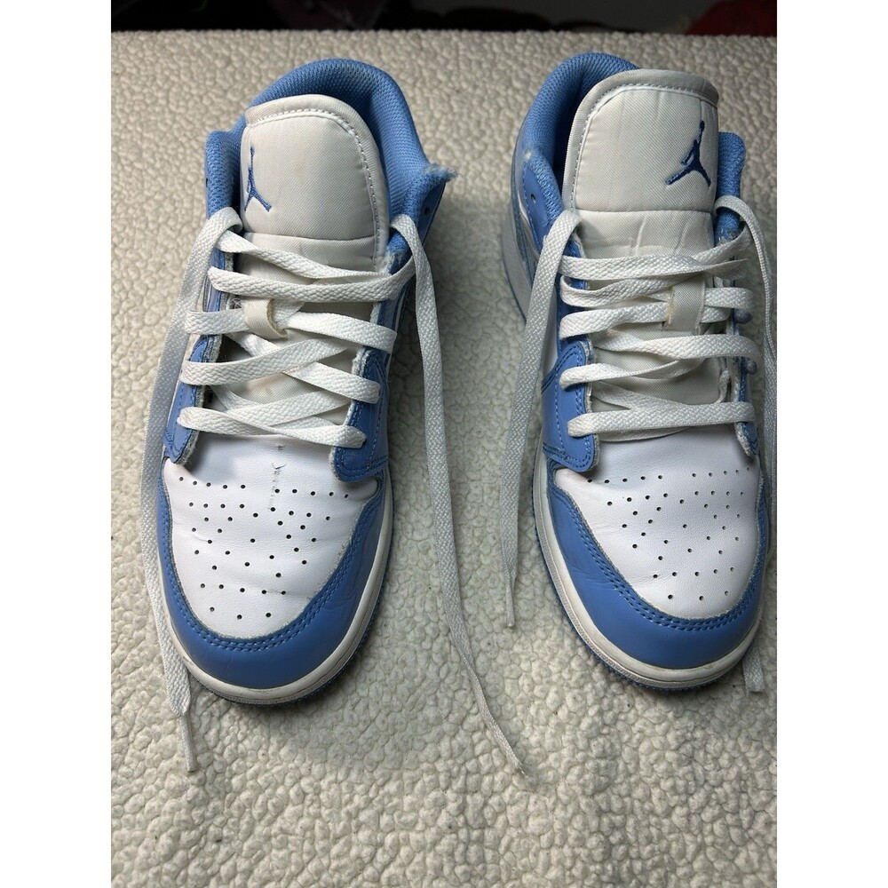Nike Air Jordan 1 Low Legend Blue White Sneakers FZ2138-114 Men's Size 6.5Y